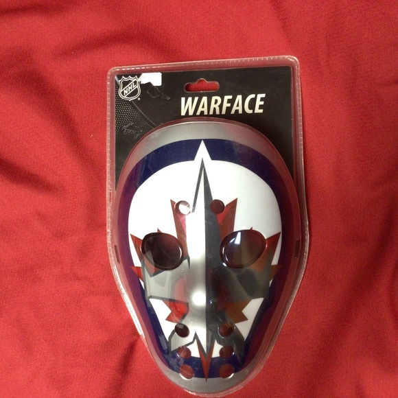 NHL WINNIPEG JETS warfare goalie mask - Picture 1 of 2